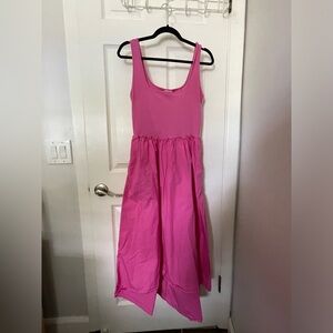 Pink Midi Dress